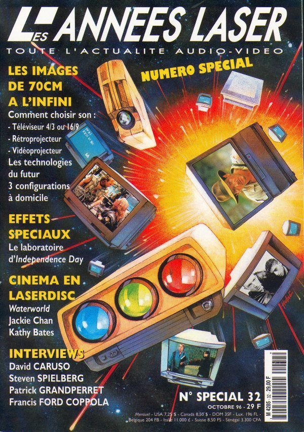 ANNEES LASER | LES magazine side cover Issue 32 October 1996