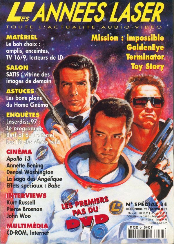 ANNEES LASER | LES magazine side cover Issue 34 December 1996