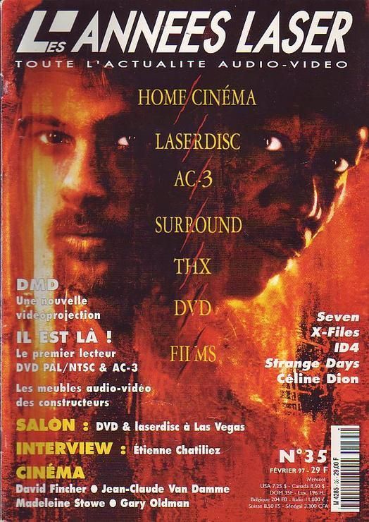 ANNEES LASER | LES magazine side cover Issue 35 February 1997