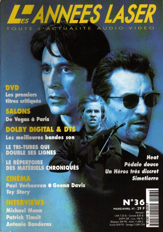 ANNEES LASER | LES magazine side cover Issue 36 March/April 1997