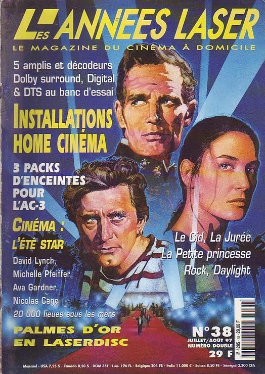 ANNEES LASER | LES magazine side cover Issue 38 July/August 1997