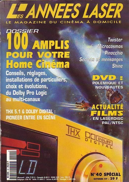 ANNEES LASER | LES magazine side cover Issue 40 October 1997