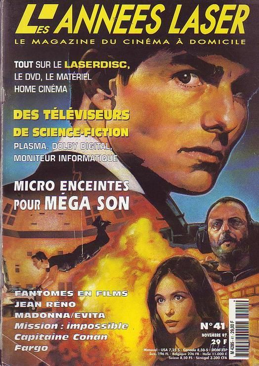 ANNEES LASER | LES magazine side cover Issue 41 November 1997