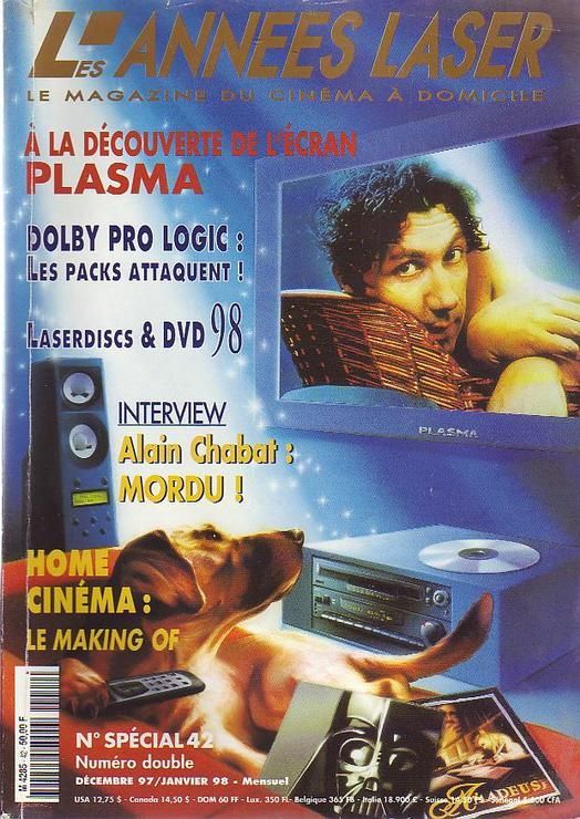 ANNEES LASER | LES magazine side cover Issue 42 Dec./January 1998