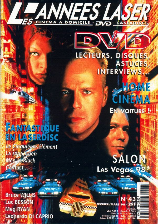 ANNEES LASER | LES magazine side cover Issue 43 February 1998