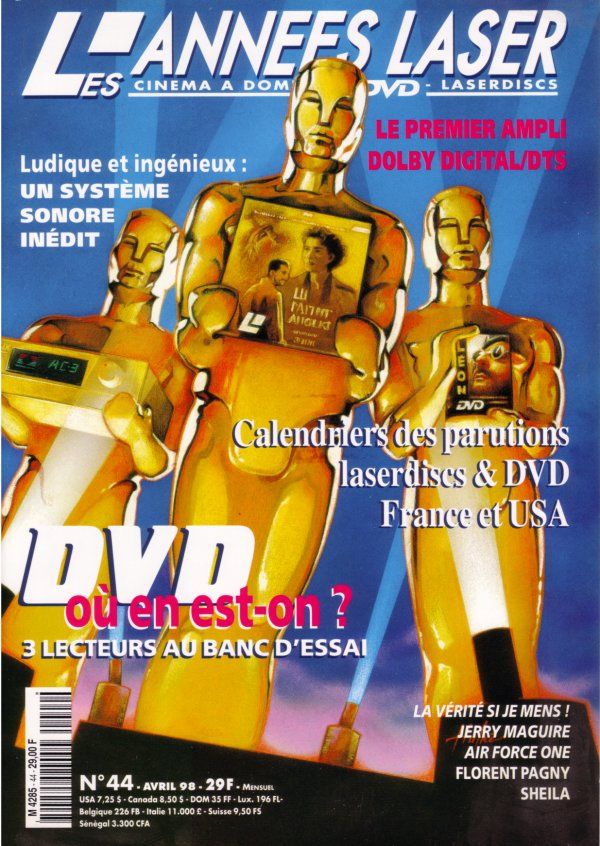 ANNEES LASER | LES magazine side cover Issue 44 March/April 1998