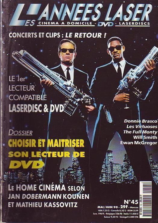 ANNEES LASER | LES magazine side cover Issue 45 May/June 1998