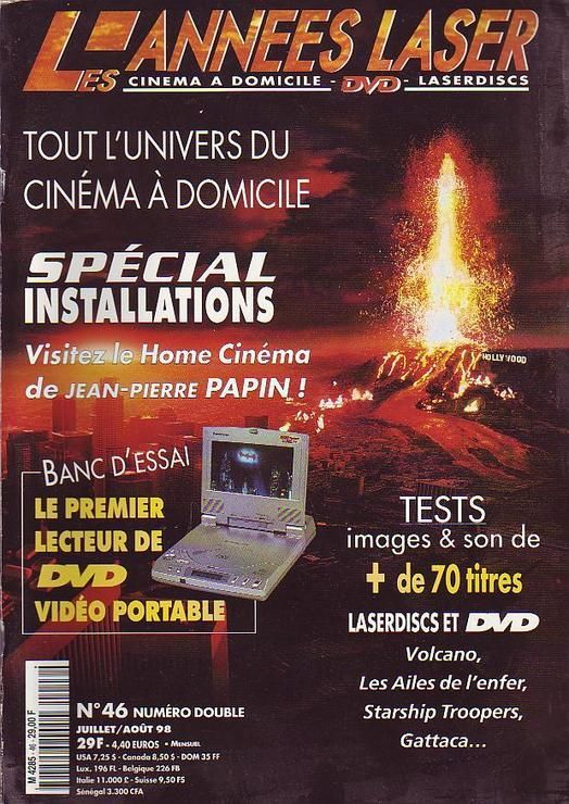 ANNEES LASER | LES magazine side cover Issue 46 July/August 1998