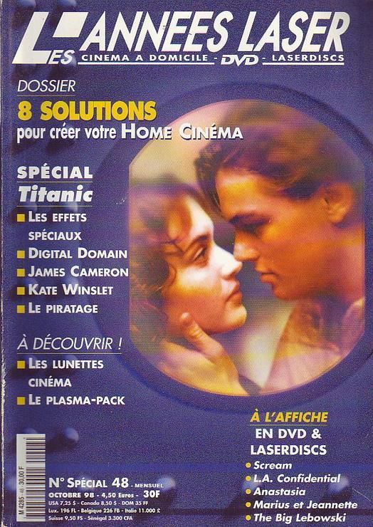 ANNEES LASER | LES magazine side cover Issue 48 October 1998