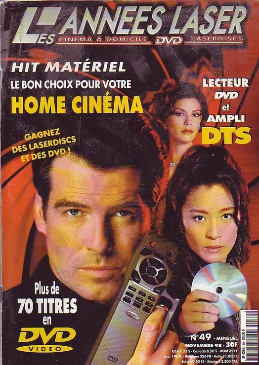 ANNEES LASER | LES magazine side cover Issue 49 November 1998