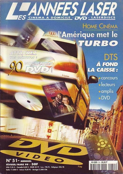 ANNEES LASER | LES magazine side cover Issue 51 February/March 1999