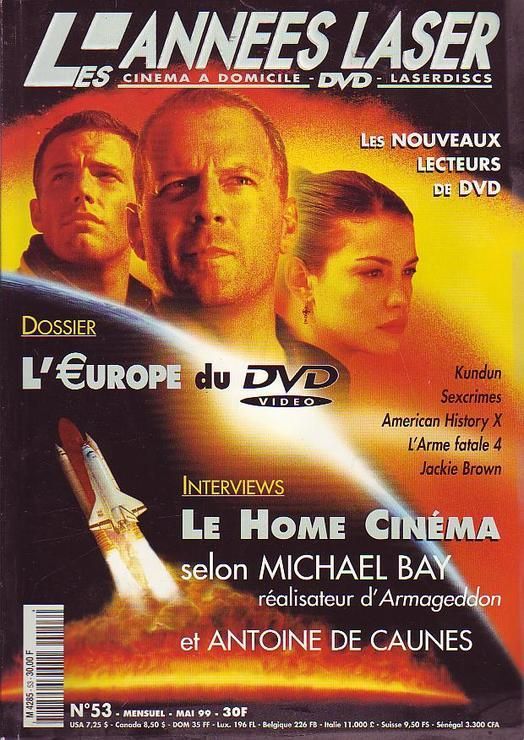 ANNEES LASER | LES magazine side cover Issue 53 May 1999
