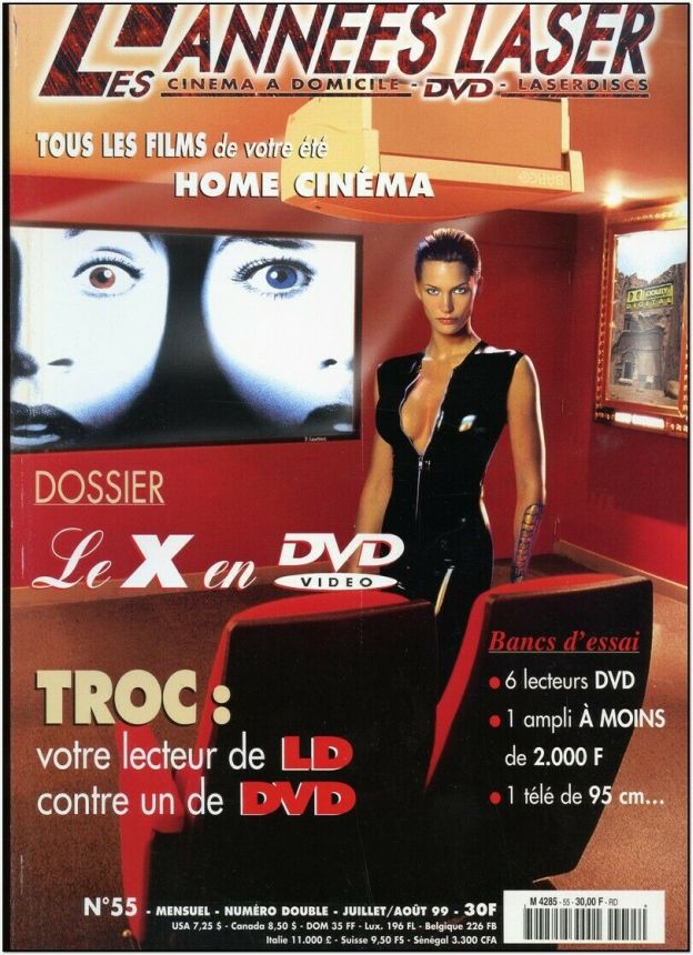 ANNEES LASER | LES magazine side cover Issue 55 July/August 1999