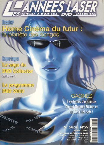 ANNEES LASER | LES magazine side cover Issue 59 December 1999