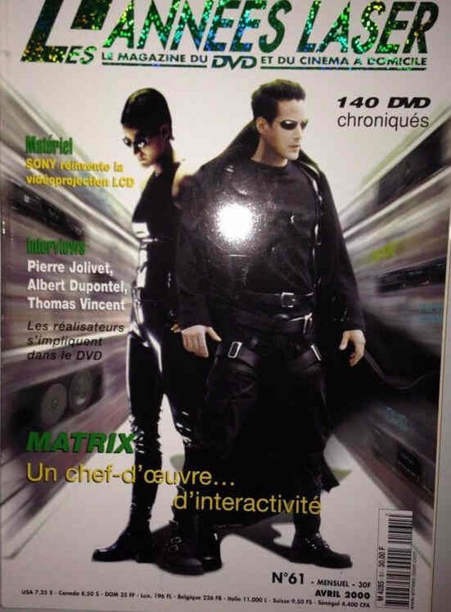 ANNEES LASER | LES magazine side cover Issue 61 April 2000