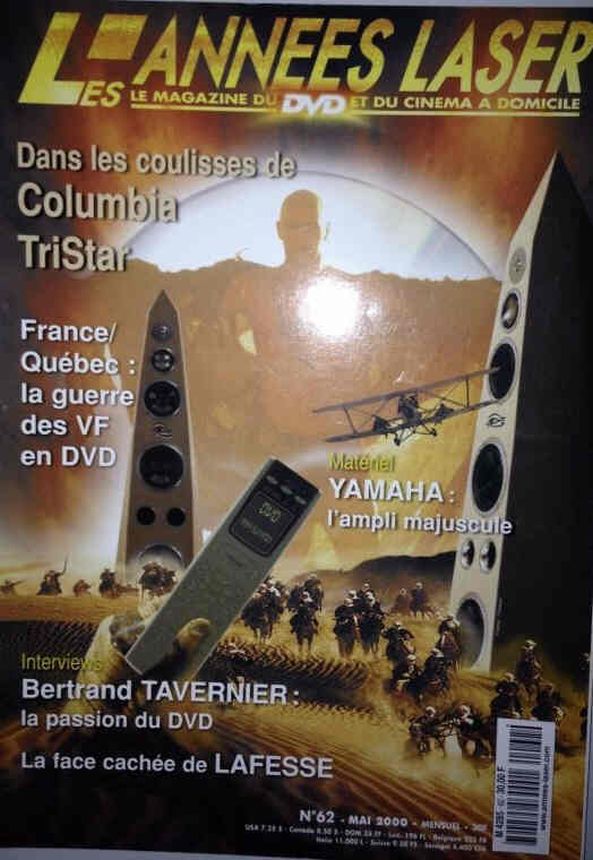 ANNEES LASER | LES magazine side cover Issue 62 May 2000