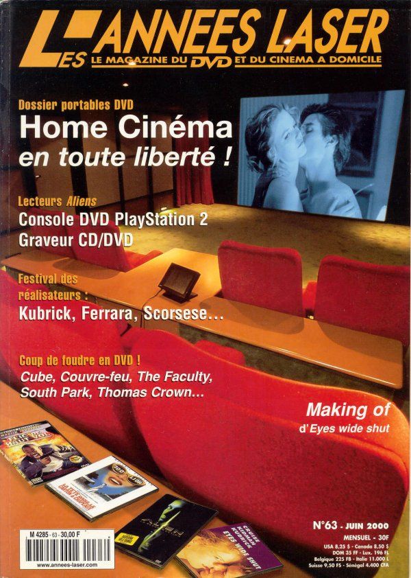 ANNEES LASER | LES magazine side cover Issue 63 June 2000