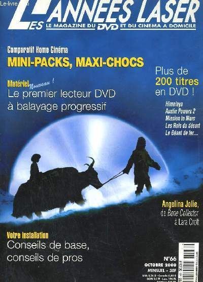 ANNEES LASER | LES magazine side cover Issue 66 October 2000