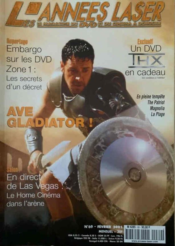 ANNEES LASER | LES magazine side cover Issue 69 February 2001