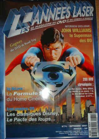 ANNEES LASER | LES magazine side cover Issue 74 September 2001