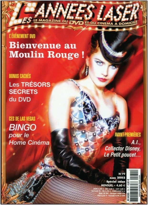 ANNEES LASER | LES magazine side cover Issue 79 March 2002