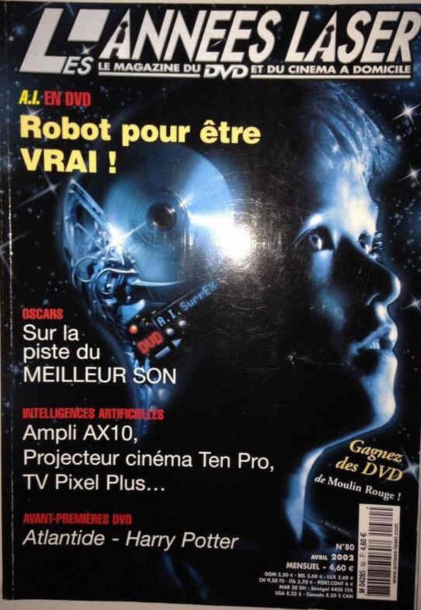 ANNEES LASER | LES magazine side cover Issue 80 April 2002