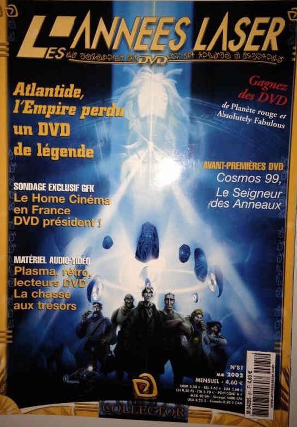ANNEES LASER | LES magazine side cover Issue 81 May 2002