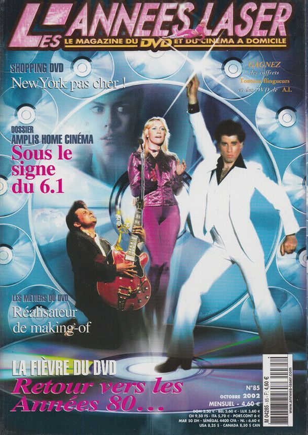 ANNEES LASER | LES magazine side cover Issue 85 October 2002