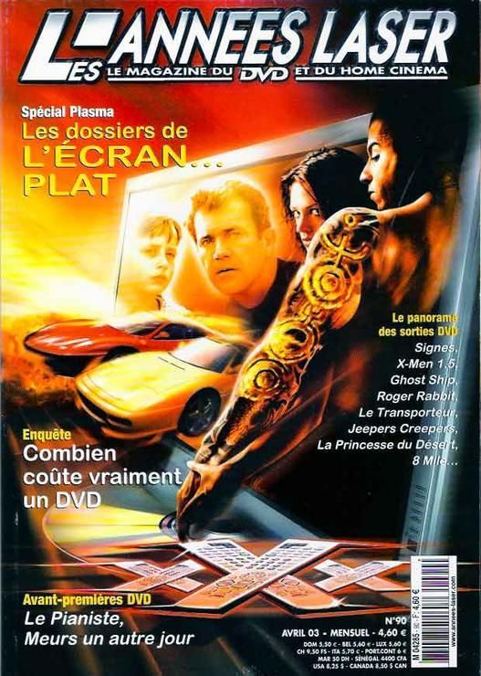 ANNEES LASER | LES magazine side cover Issue 90 April 2003