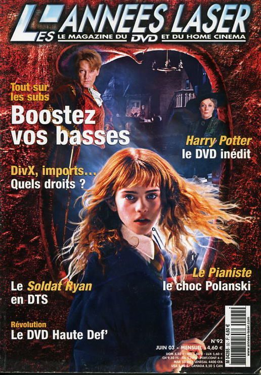 ANNEES LASER | LES magazine side cover Issue 92 June 2003