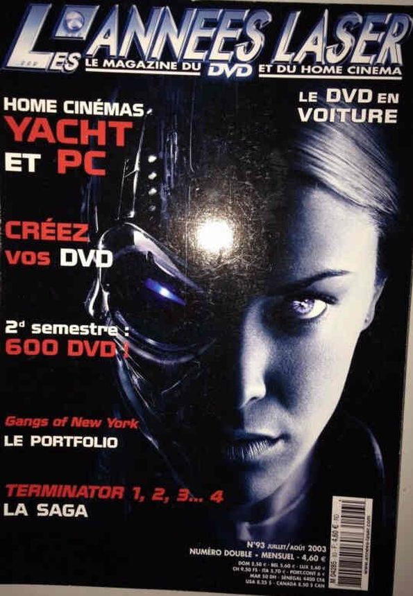 ANNEES LASER | LES magazine side cover Issue 93 July/August 2003