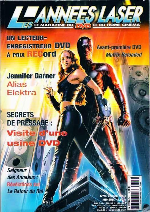 ANNEES LASER | LES magazine side cover Issue 94 September 2003
