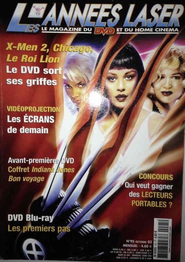 ANNEES LASER | LES magazine side cover Issue 95 October 2003