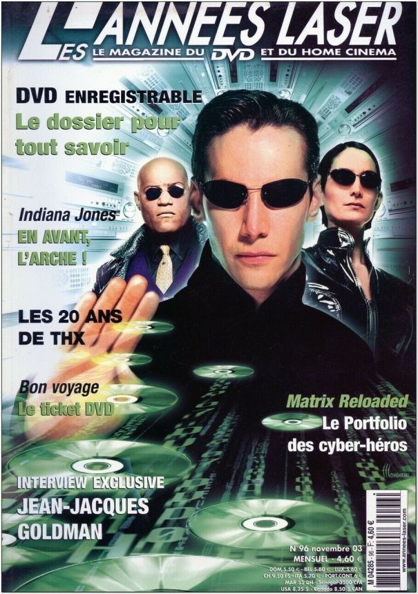ANNEES LASER | LES magazine side cover Issue 96 November 2003