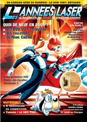 ANNEES LASER | LES magazine side cover Issue 97 December 2003