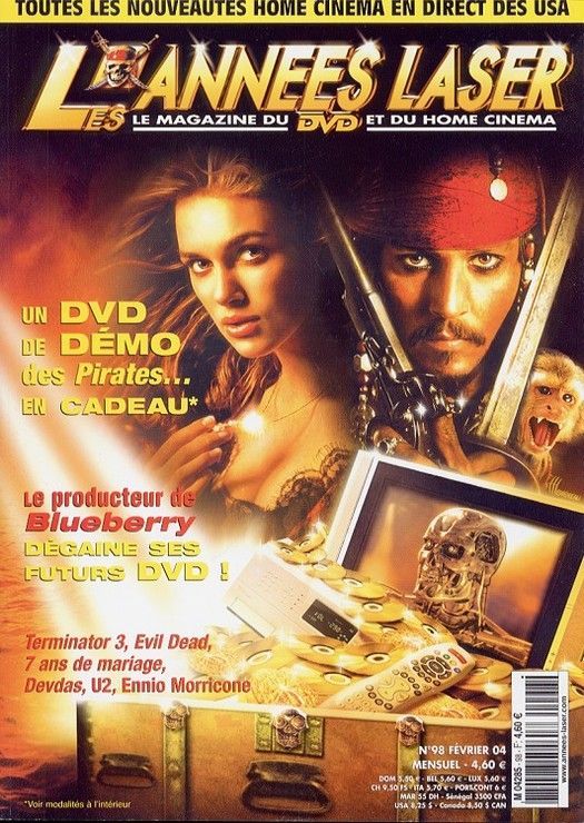 ANNEES LASER | LES magazine side cover Issue 98 February 2004