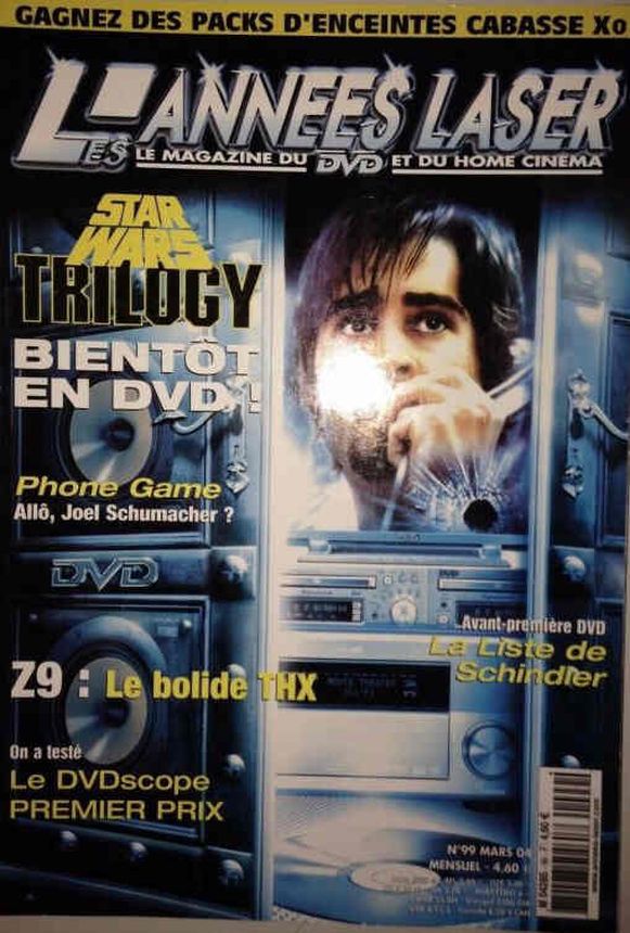ANNEES LASER | LES magazine side cover Issue 99 March 2004