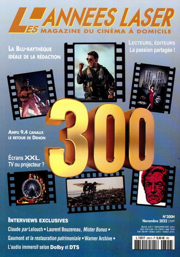 ANNEES LASER | LES magazine side cover Issue 300  November 2022