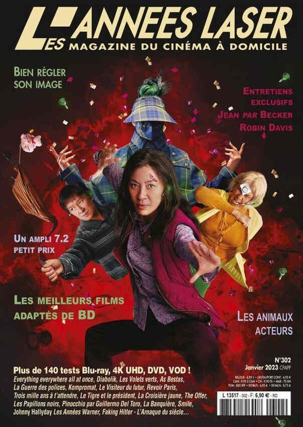 ANNEES LASER | LES magazine side cover Issue 302  January 2023