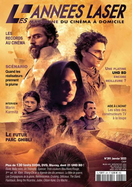 ANNEES LASER | LES magazine side cover Issue 291  January 2022
