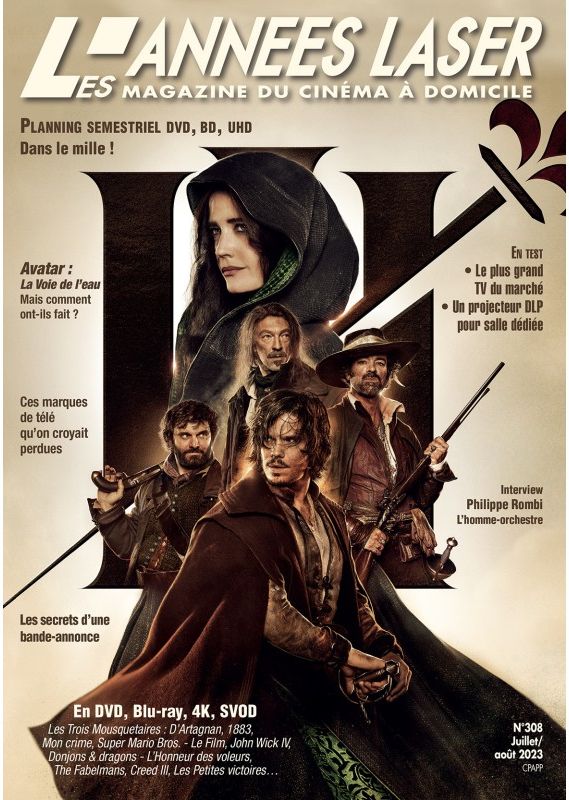 ANNEES LASER | LES magazine side cover Issue 308  July/August 2023