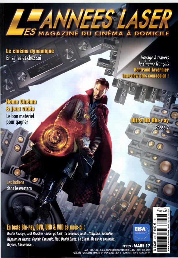ANNEES LASER | LES magazine side cover Issue 239 March 2017