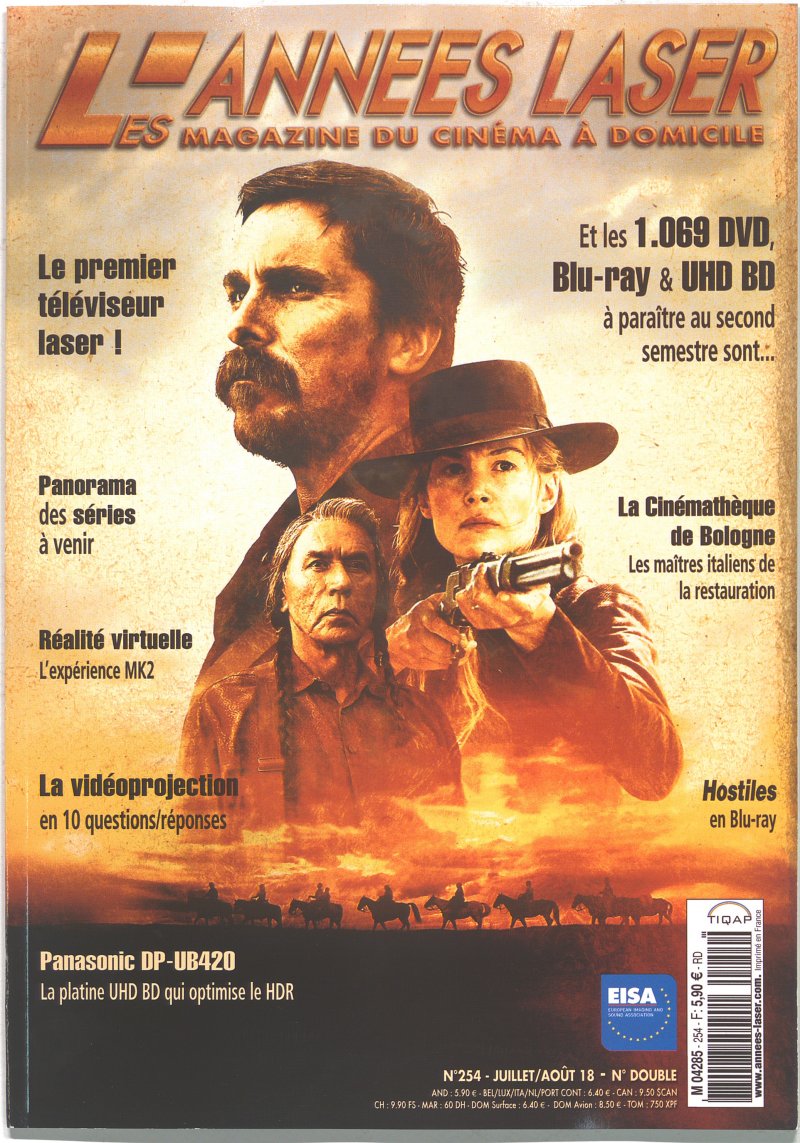 ANNEES LASER | LES magazine side cover Issue 254  July 2018
