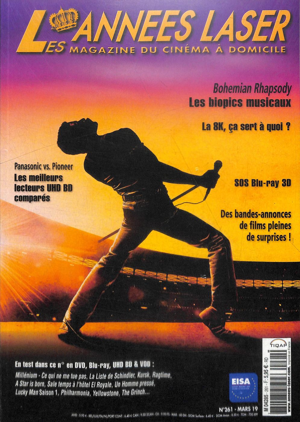ANNEES LASER | LES magazine side cover Issue 261  March 2019