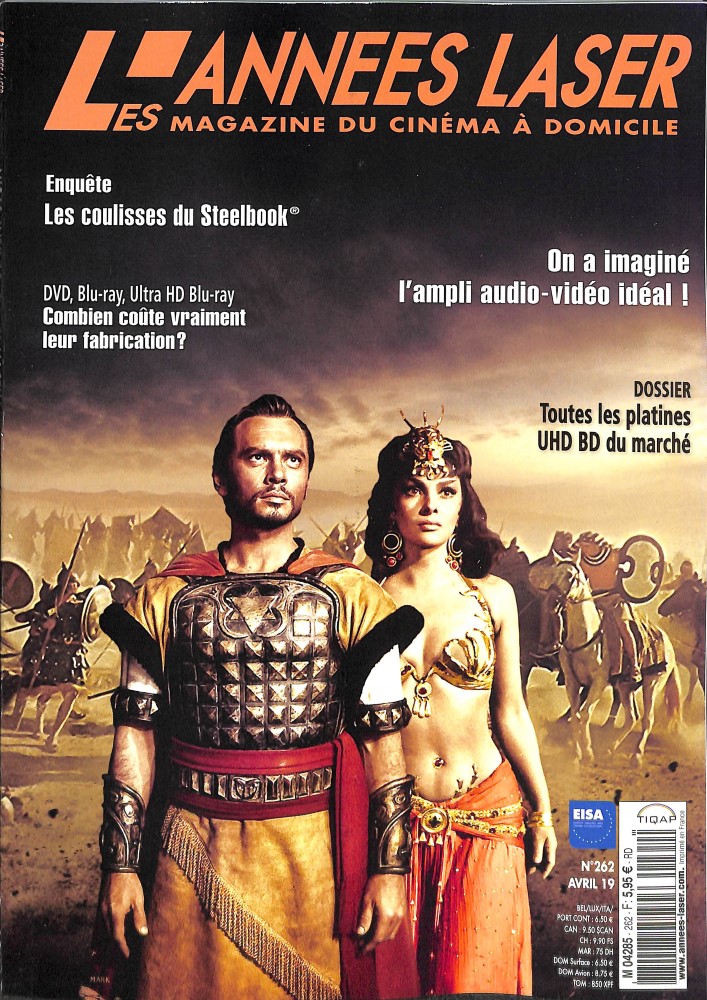 ANNEES LASER | LES magazine side cover Issue 262  April 2019