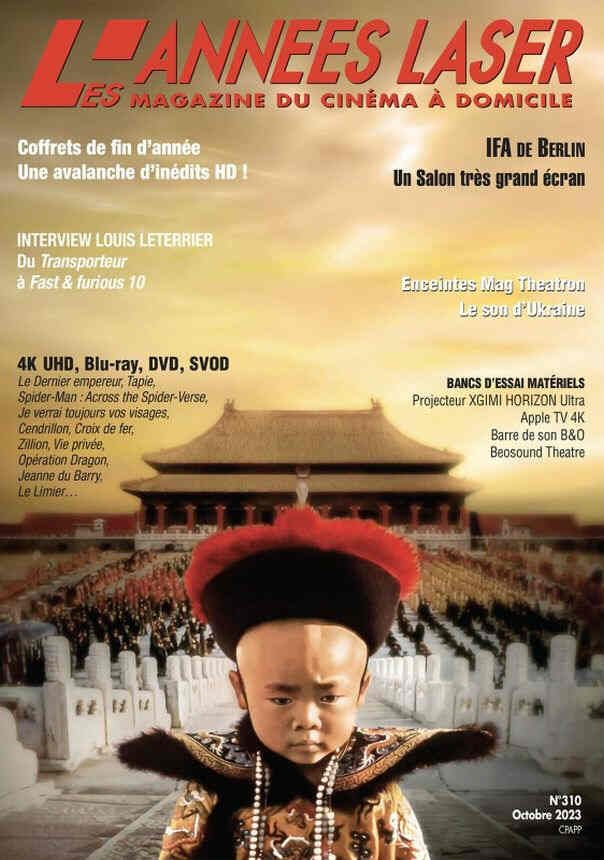 ANNEES LASER | LES magazine side cover Issue 310  October 2023