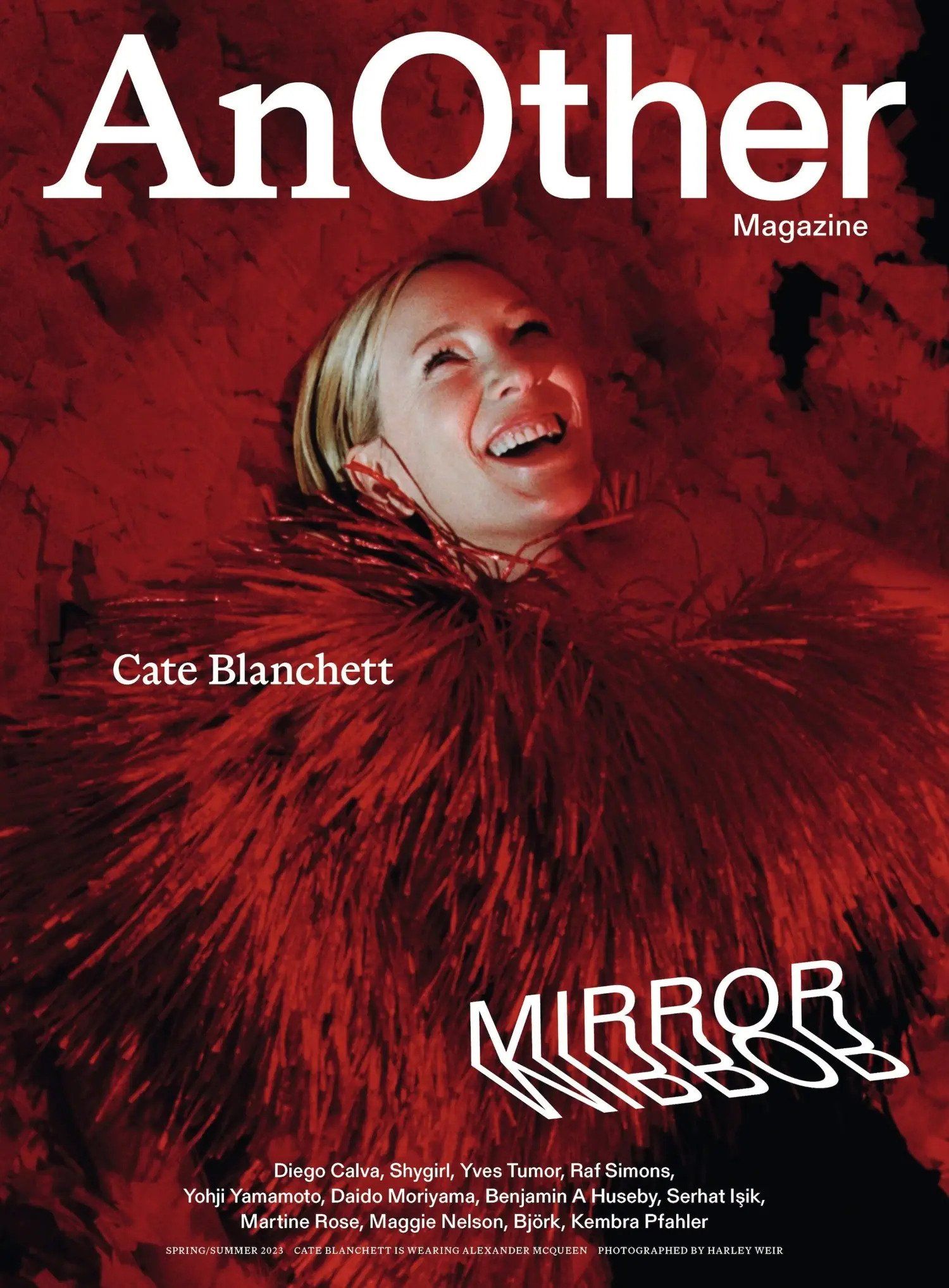 ANOTHER magazine side cover Spring 2023