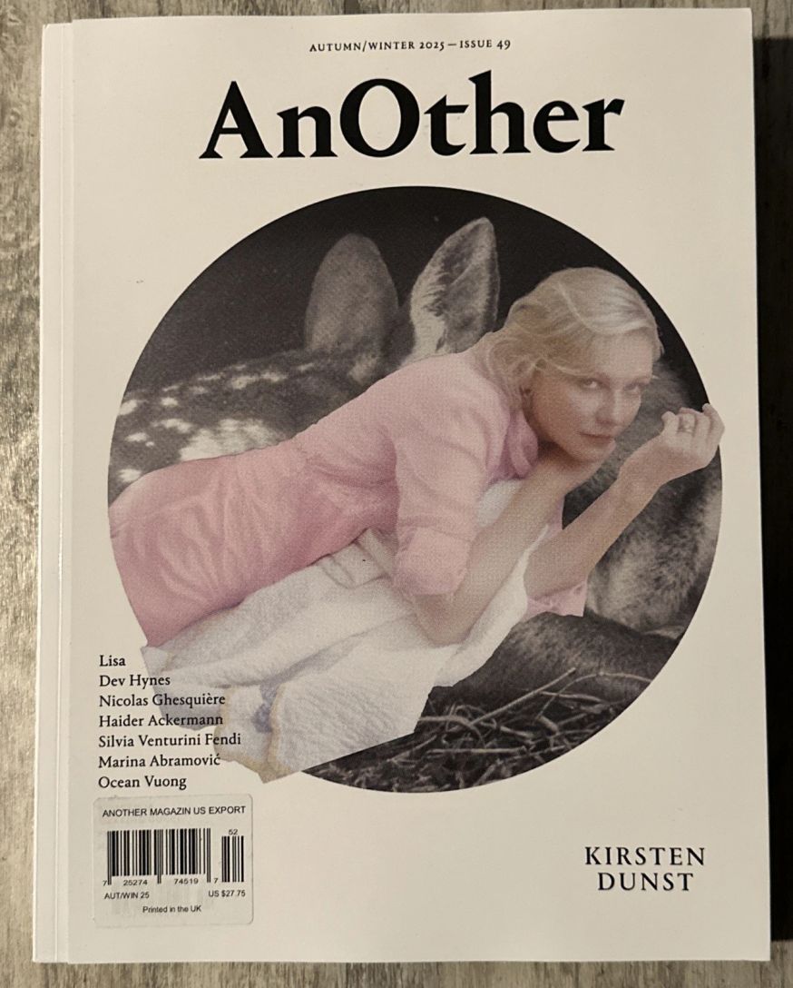 ANOTHER magazine cover Autumn 2025