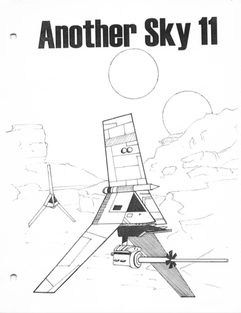 ANOTHER SKY magazine side cover Issue 11   1997