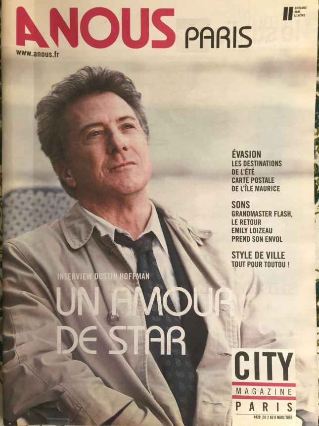 A NOUS PARIS magazine side cover Issue 428 2 March 2009